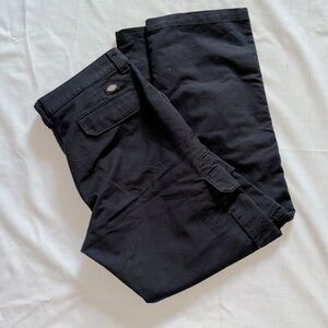 Dickies Relaxed Cargo Women’s Pants, Black, Size 12